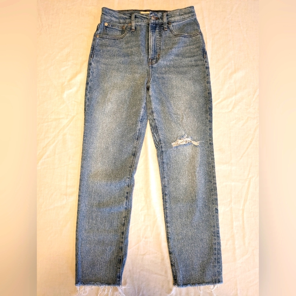 Madewell high-rise Crop Jeans. Size 26.